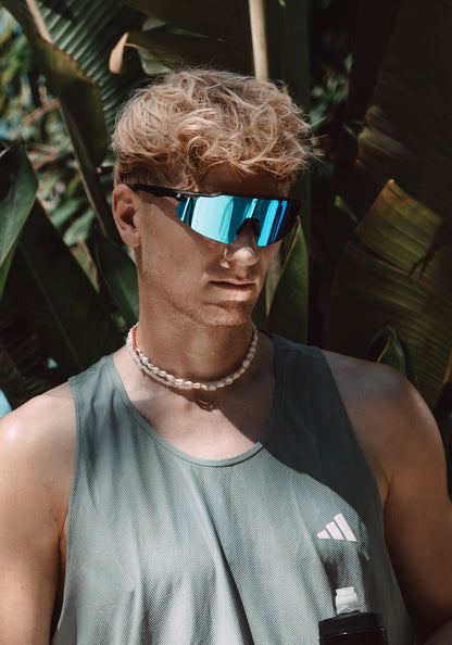 Schnelle Brille RAIDEN "Black/ Atlantic Light Blue"
