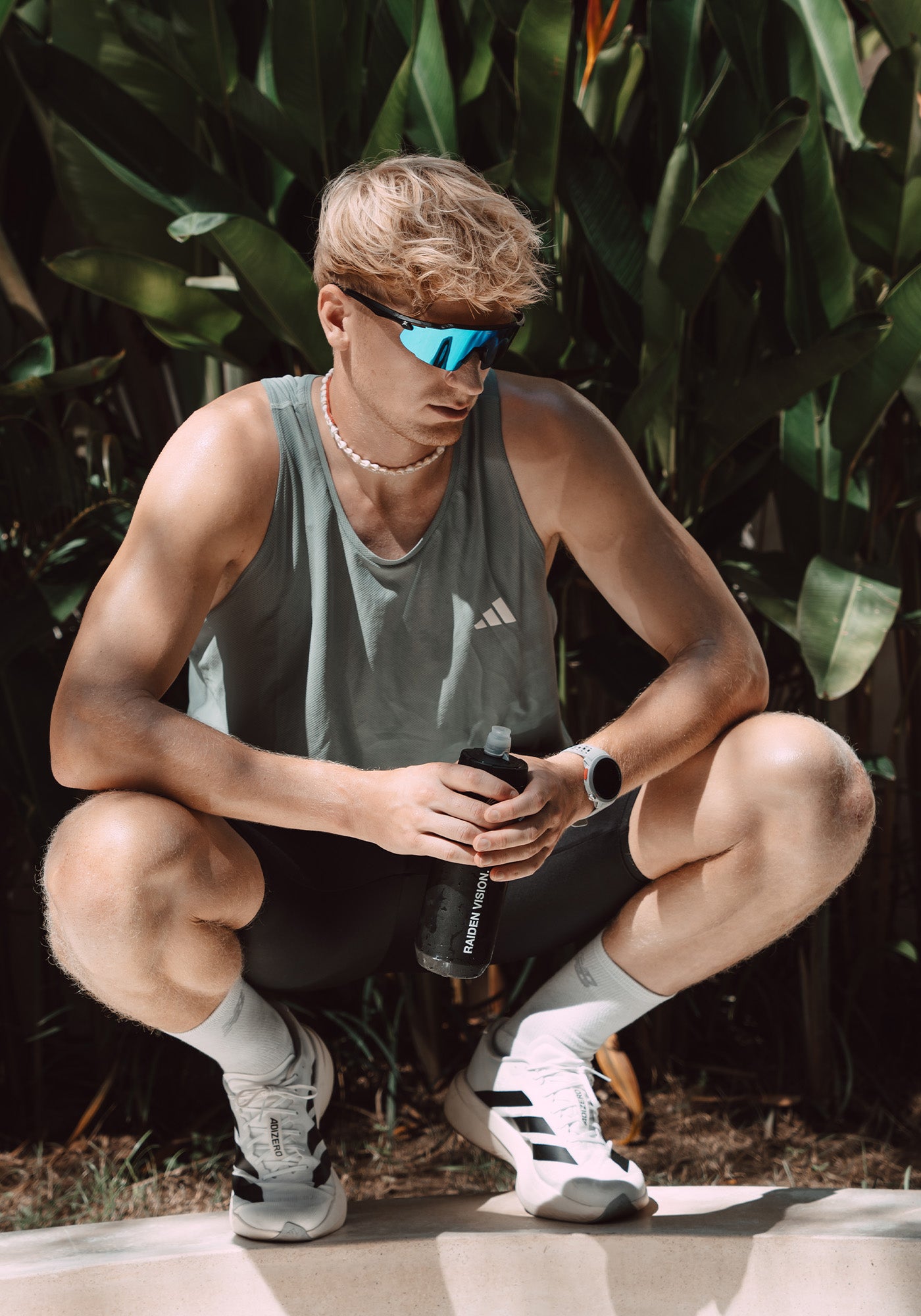 Schnelle Brille RAIDEN "Black/ Atlantic Light Blue"