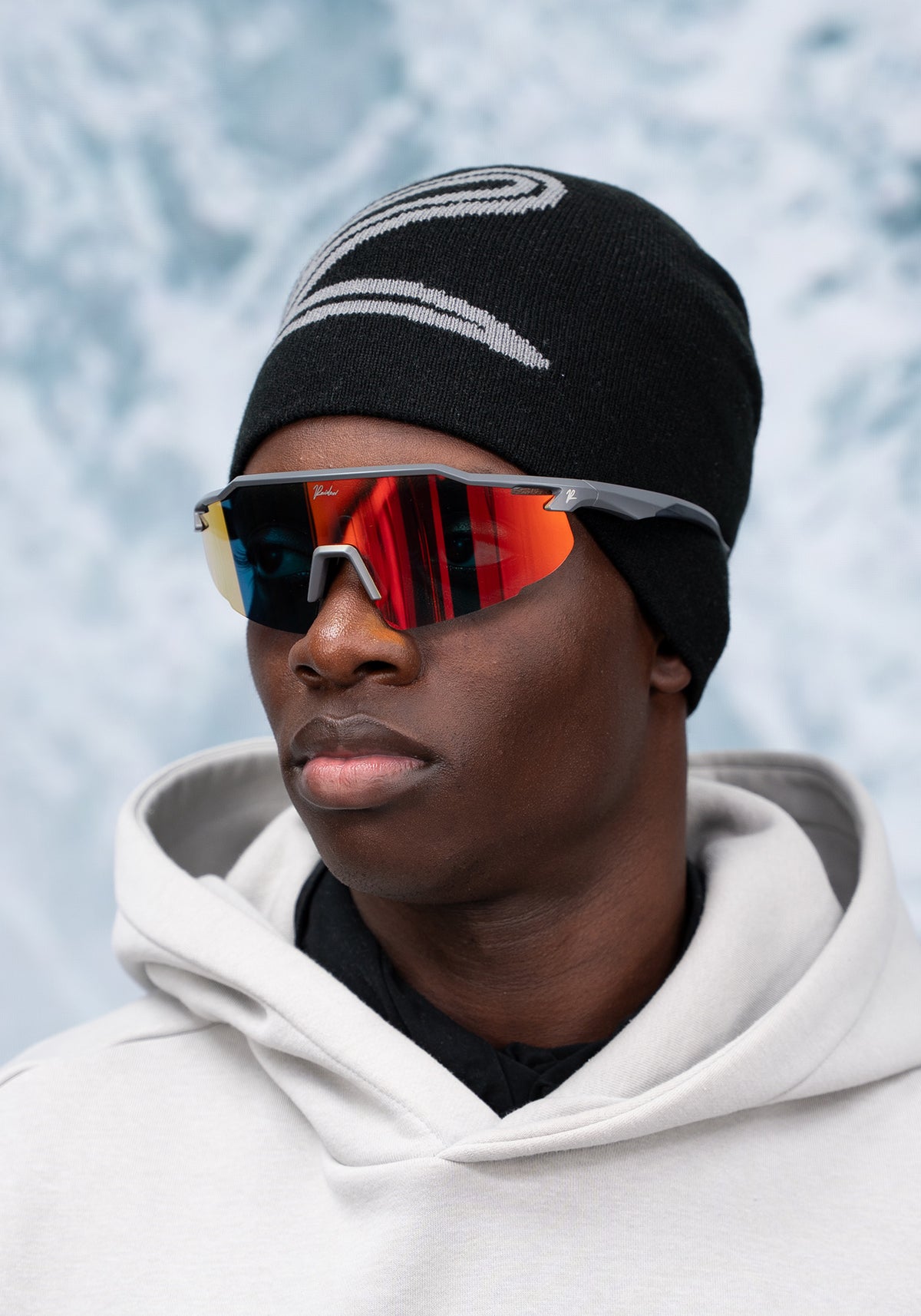 RAIDEN Schnelle Brille Volcano Red/ Grey – Produktbild 2 [Ultraleicht & bruchsicher]