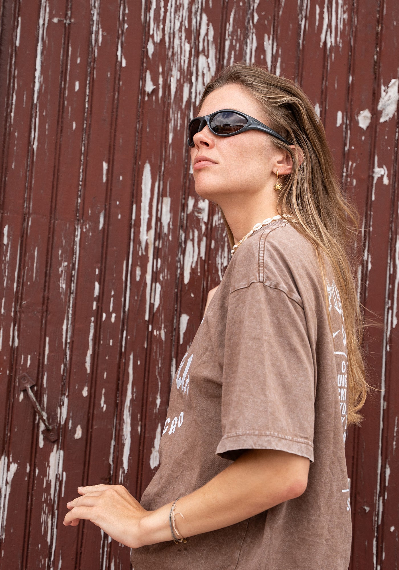 Sportbrille RAIDEN "R196" Dark Gray Amber