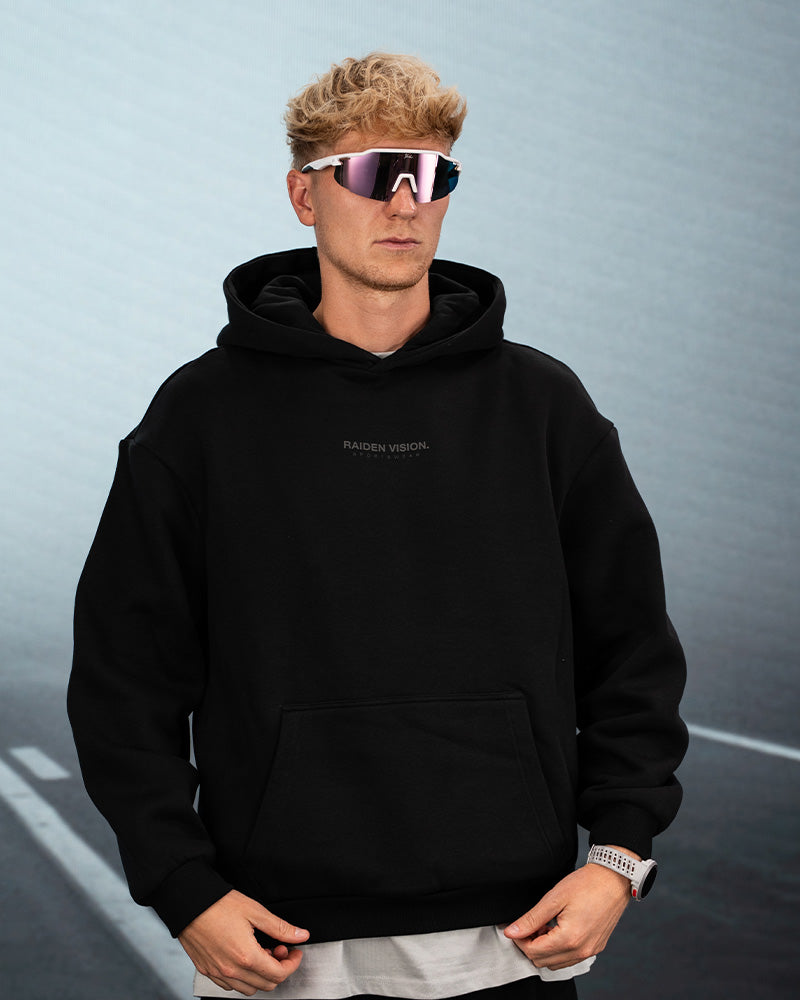 RAIDEN HOODIE THIS AND I'M OKAY BLACK – Produktbild 5