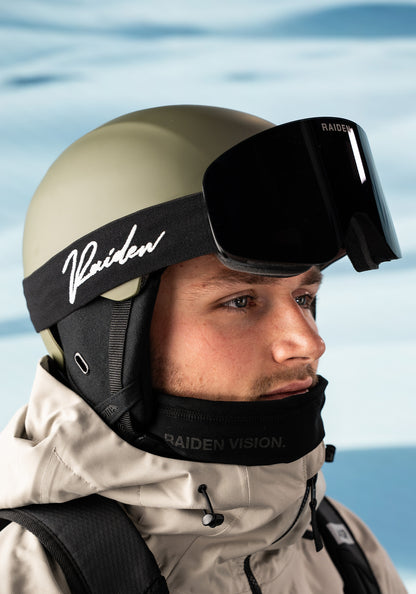 Skibrille RAIDEN "Cylindrical" mit Wechselglas | All Black