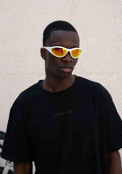 Sportbrille RAIDEN "R196" White Orange