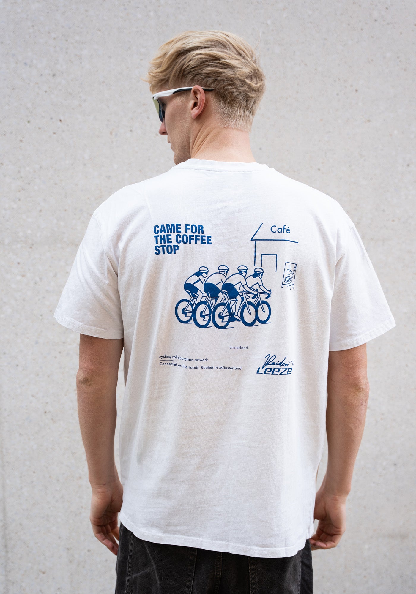 RAIDEN T-Shirt CAME FOR THE COFFE STOP OFF WHITE (OVERSIZED FIT) – Produktbild 5