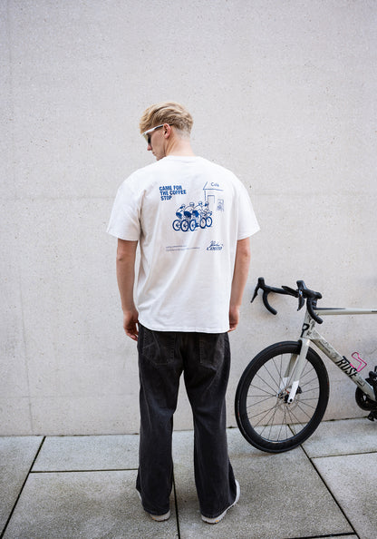 RAIDEN T-Shirt CAME FOR THE COFFE STOP OFF WHITE (OVERSIZED FIT) – Produktbild 7