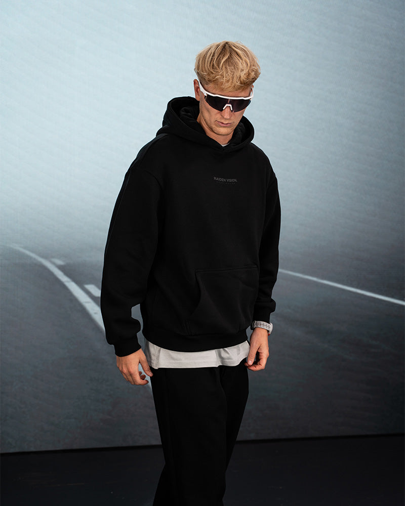 RAIDEN HOODIE THIS AND I'M OKAY BLACK – Produktbild 4
