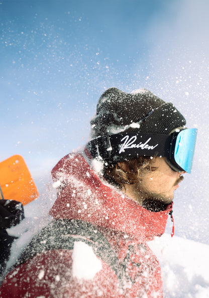 Skibrille RAIDEN "Cylindrical" mit Wechselglas - Ice Blue