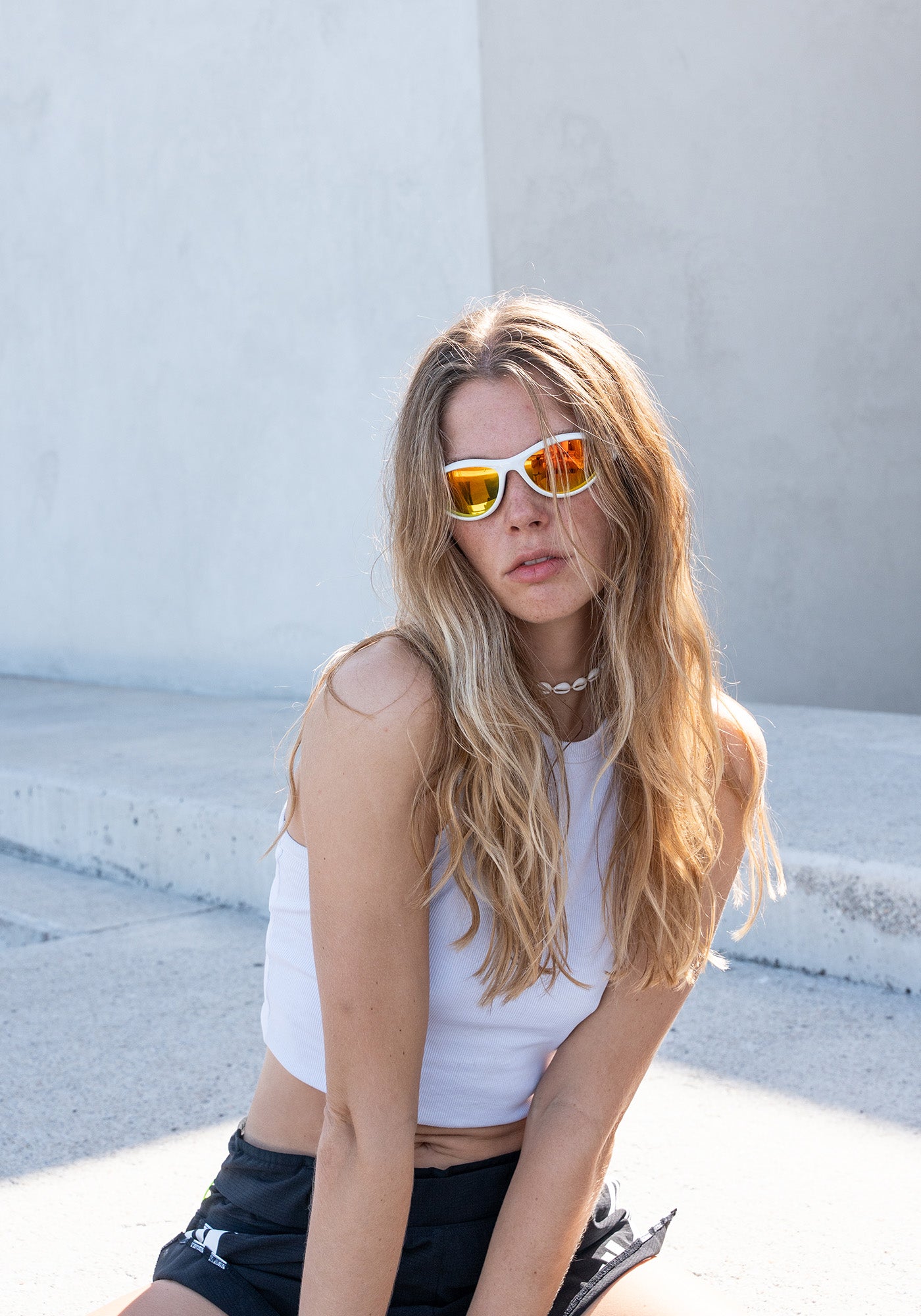 Sportbrille RAIDEN "R196" White Orange