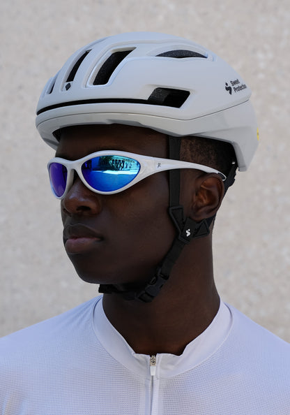 Sportbrille RAIDEN "R196" Offgray Light Blue