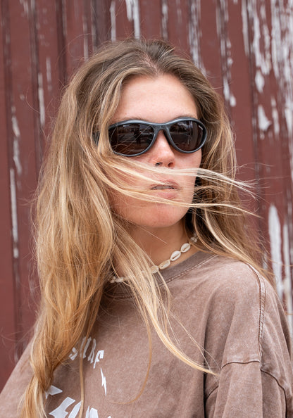 Sportbrille RAIDEN "R196" Dark Gray Amber