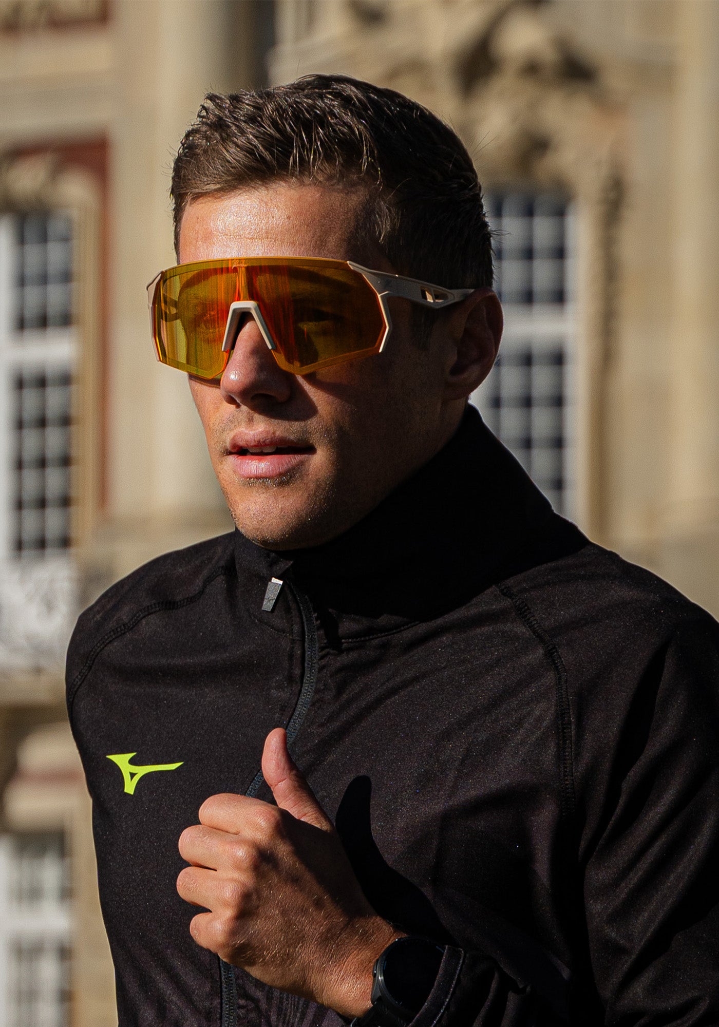 fahrradbrille orange Sportbrille RAIDEN "R47" Sand/ Light Orange – Raiden Vision