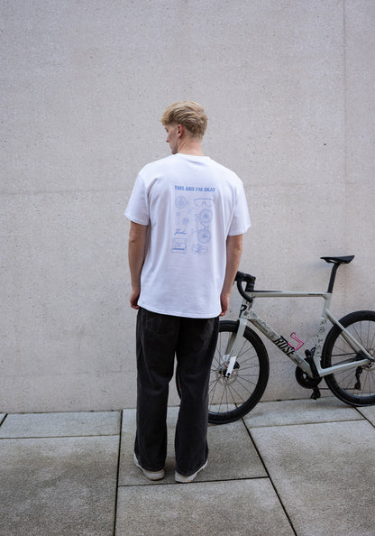 RAIDEN T-Shirt THIS AND I'M OKAY WHITE (OVERSIZED FIT) – Produktbild 8
