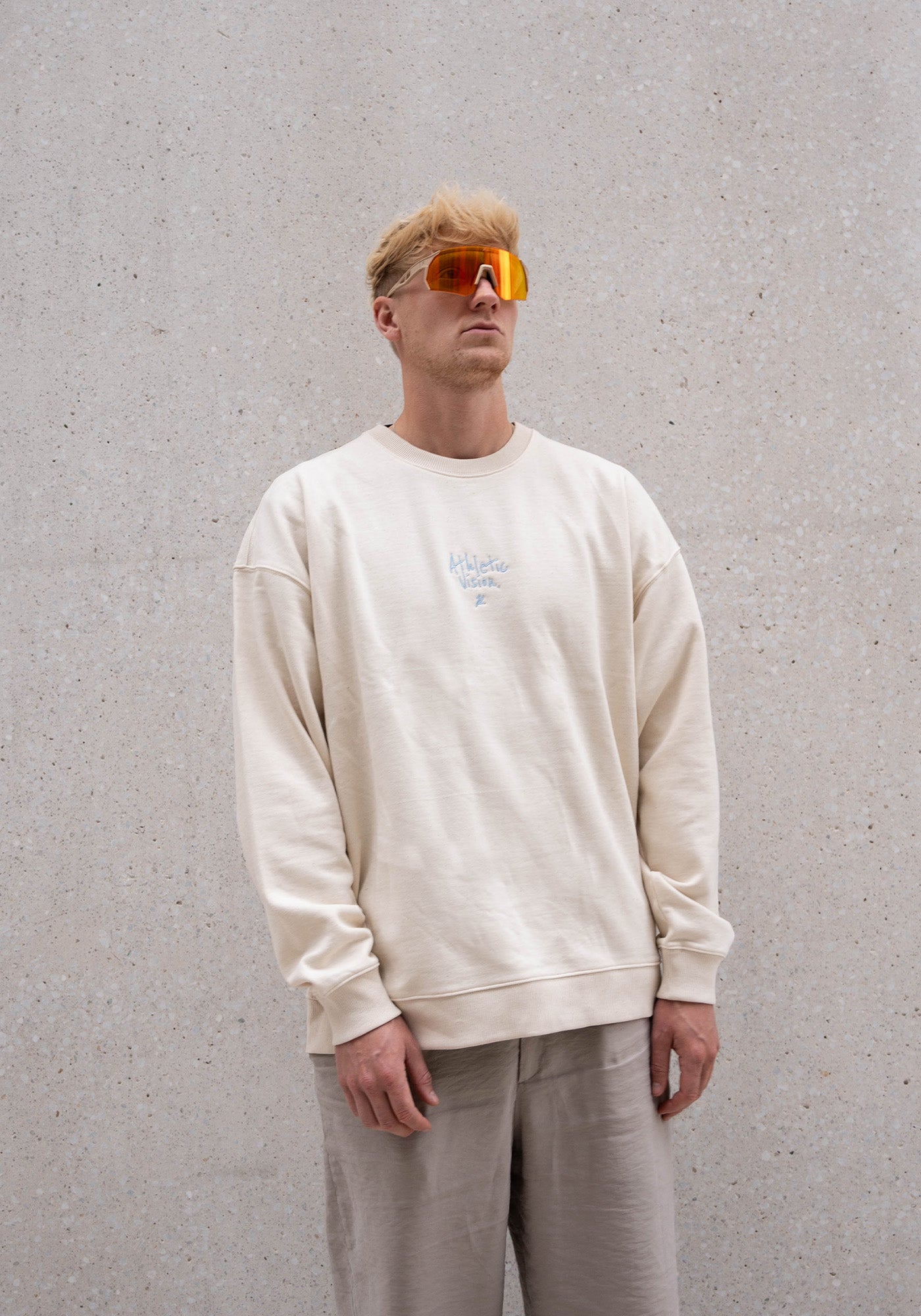 Sustainable Oversized Sweatshirt "Sandspace"