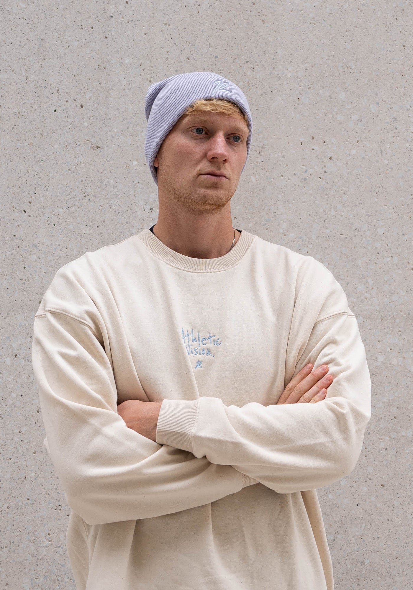 Sustainable Oversized Sweatshirt "Sandspace"