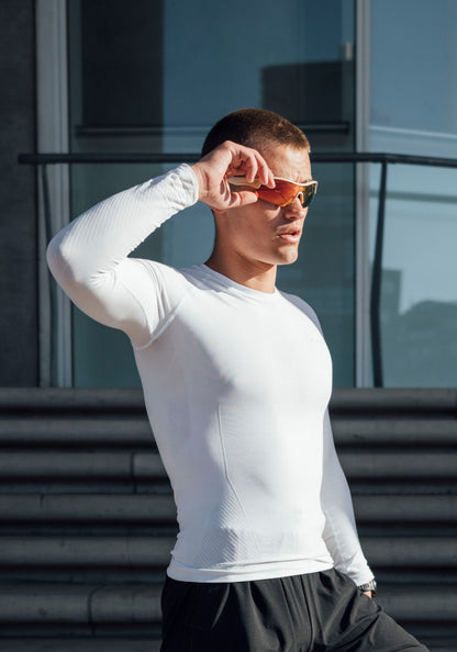 Sportbrille RAIDEN "R99" Sand / Lava Orange