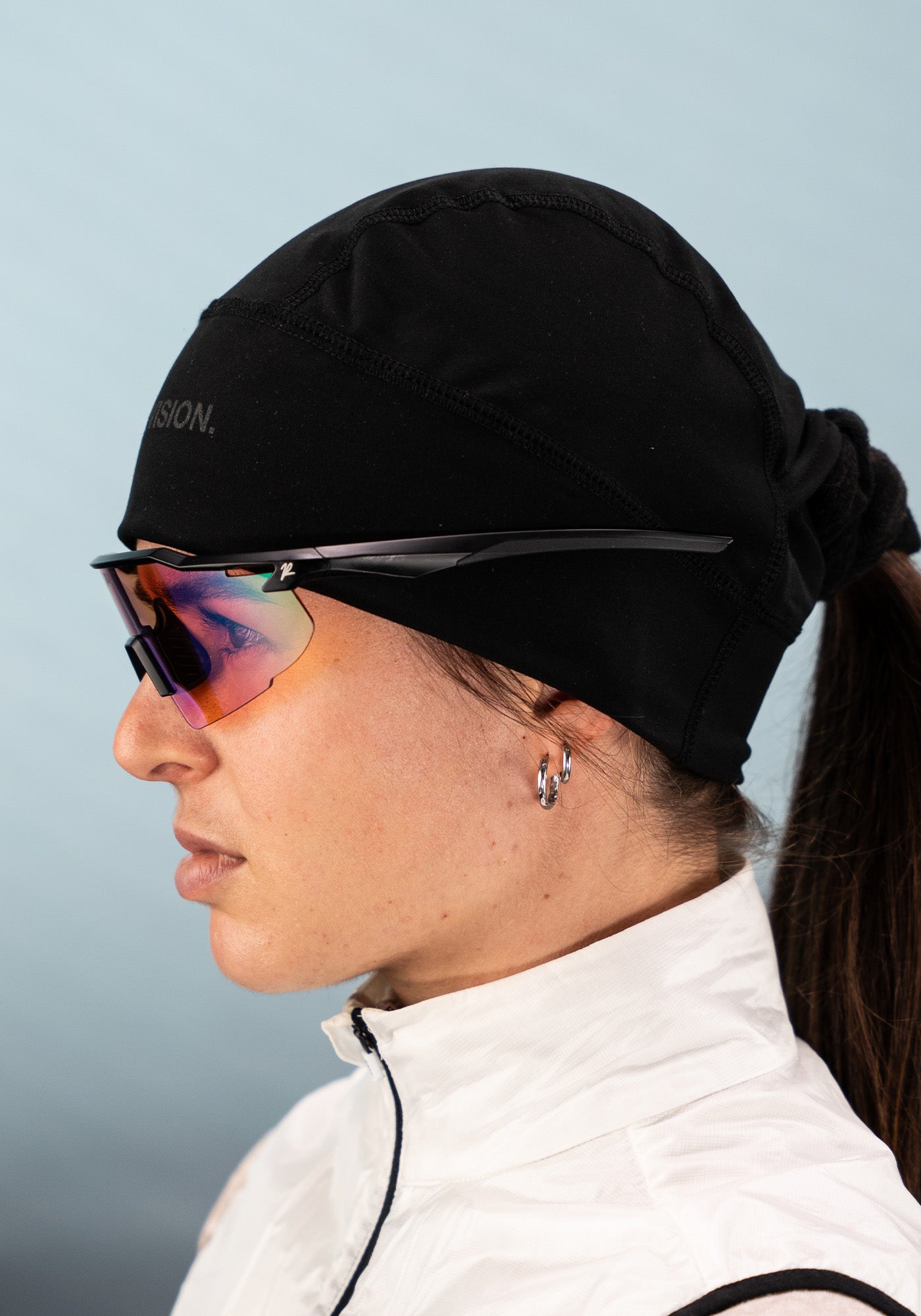 Schnelle Brille RAIDEN "Black/ Thermal Green Lilac"