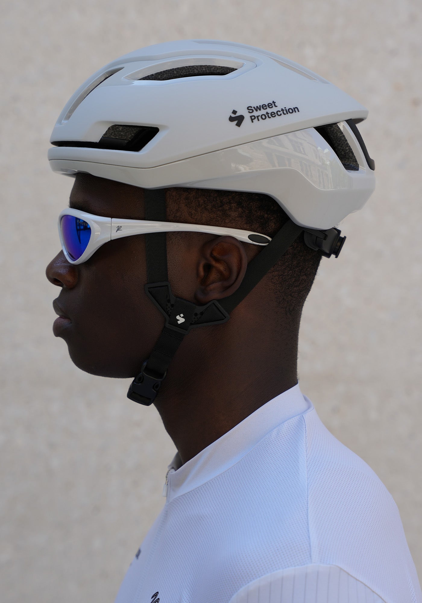 Sportbrille RAIDEN "R196" Offgray Light Blue