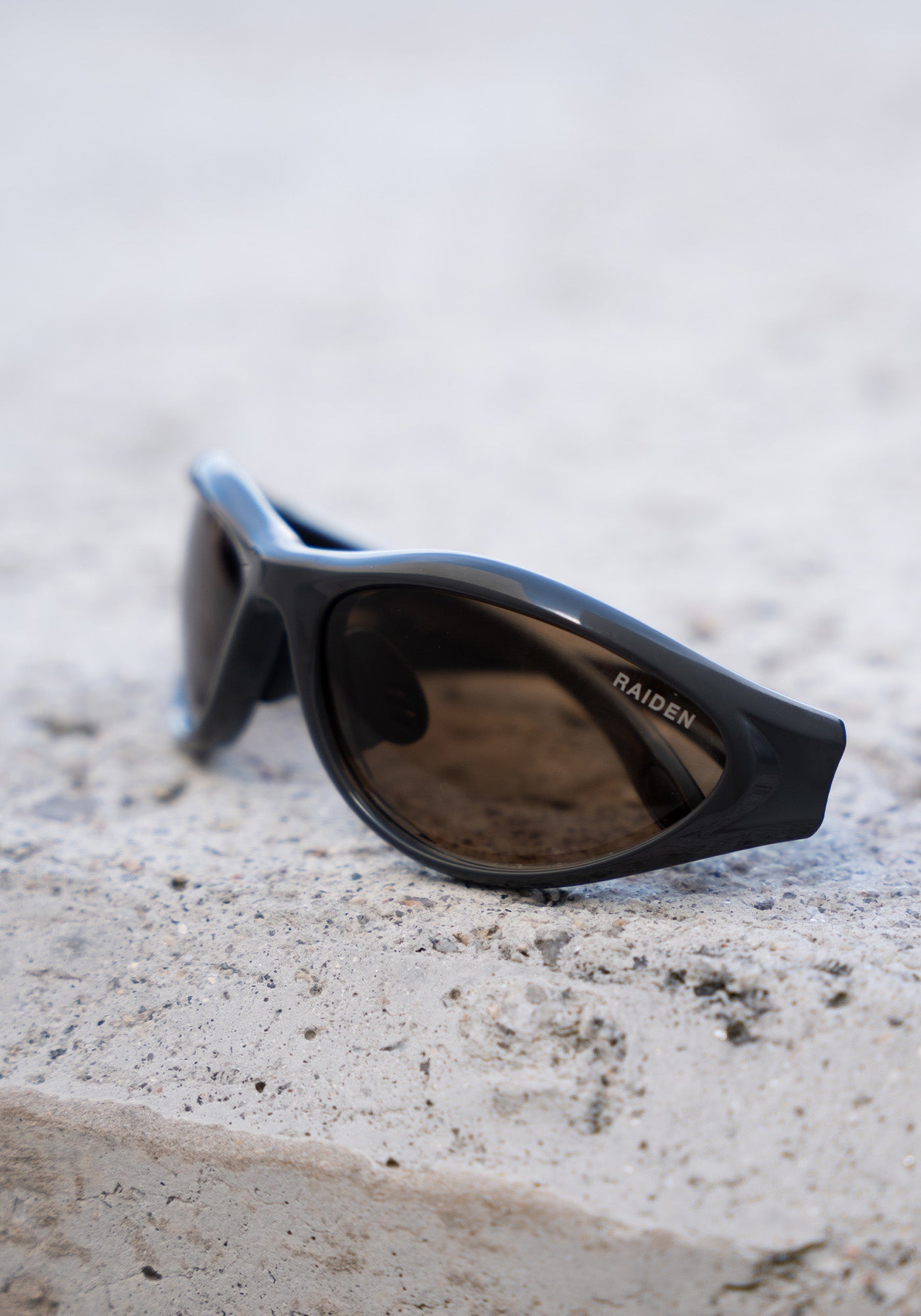 Sportbrille RAIDEN "R196" Dark Gray Amber
