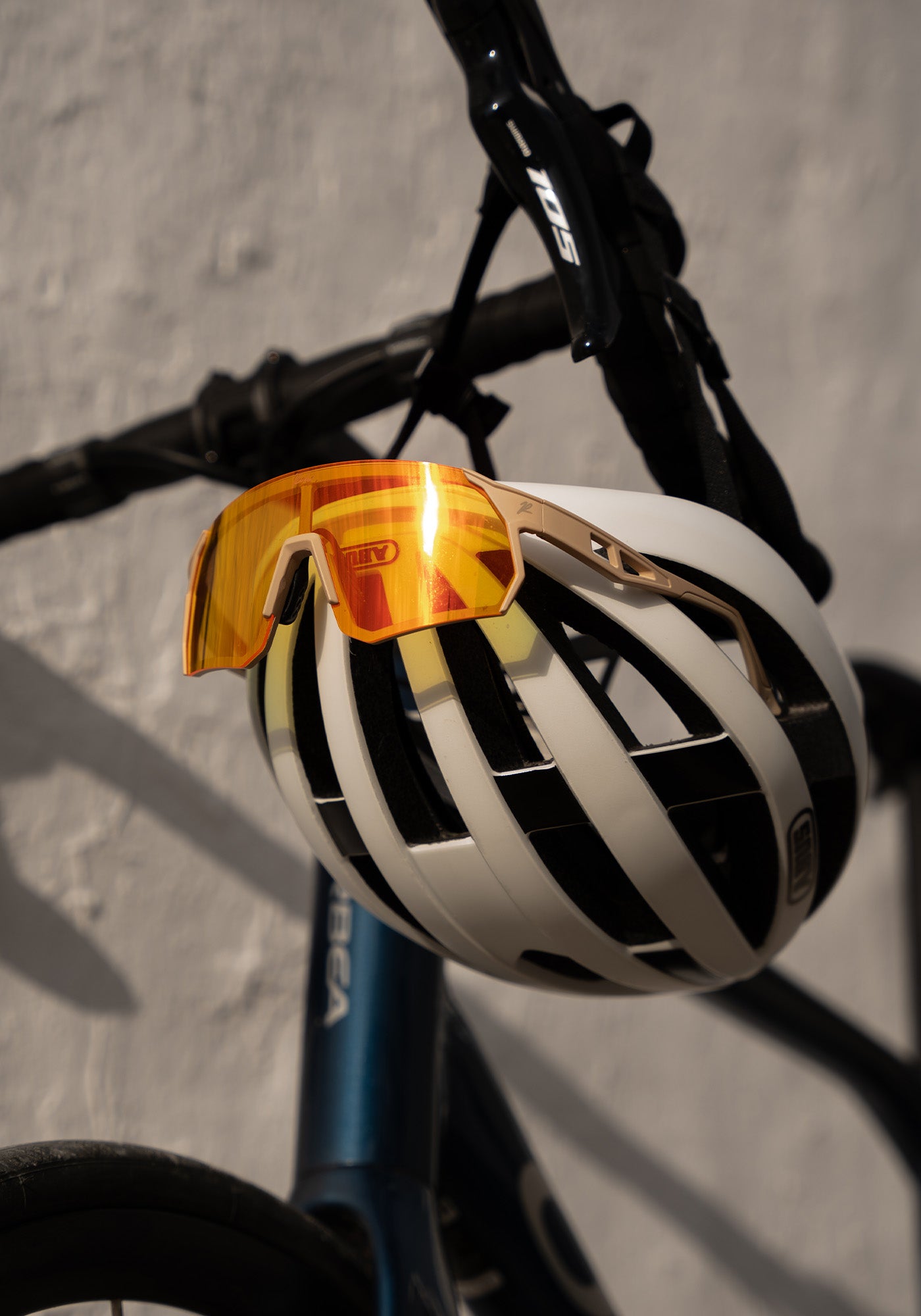 Sportbrille RAIDEN "R47" Sand/ Light Orange