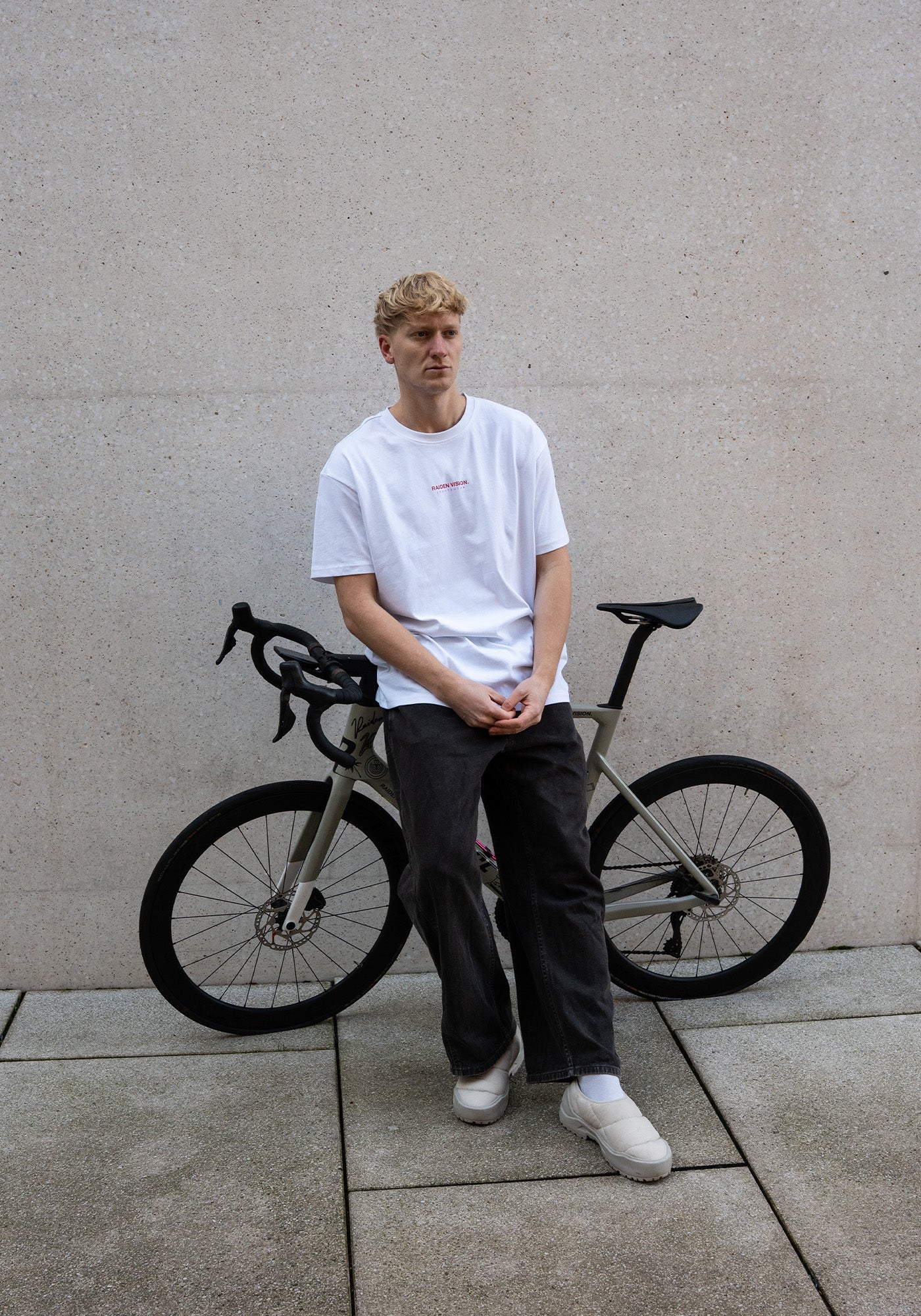 RAIDEN T-Shirt CARB LOADING SPECIALISTS WHITE (OVERSIZED FIT) – Produktbild 5