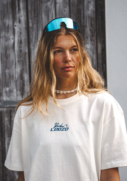 RAIDEN T-Shirt "CAME FOR THE COFFE STOP" OFF WHITE (OVERSIZED FIT)