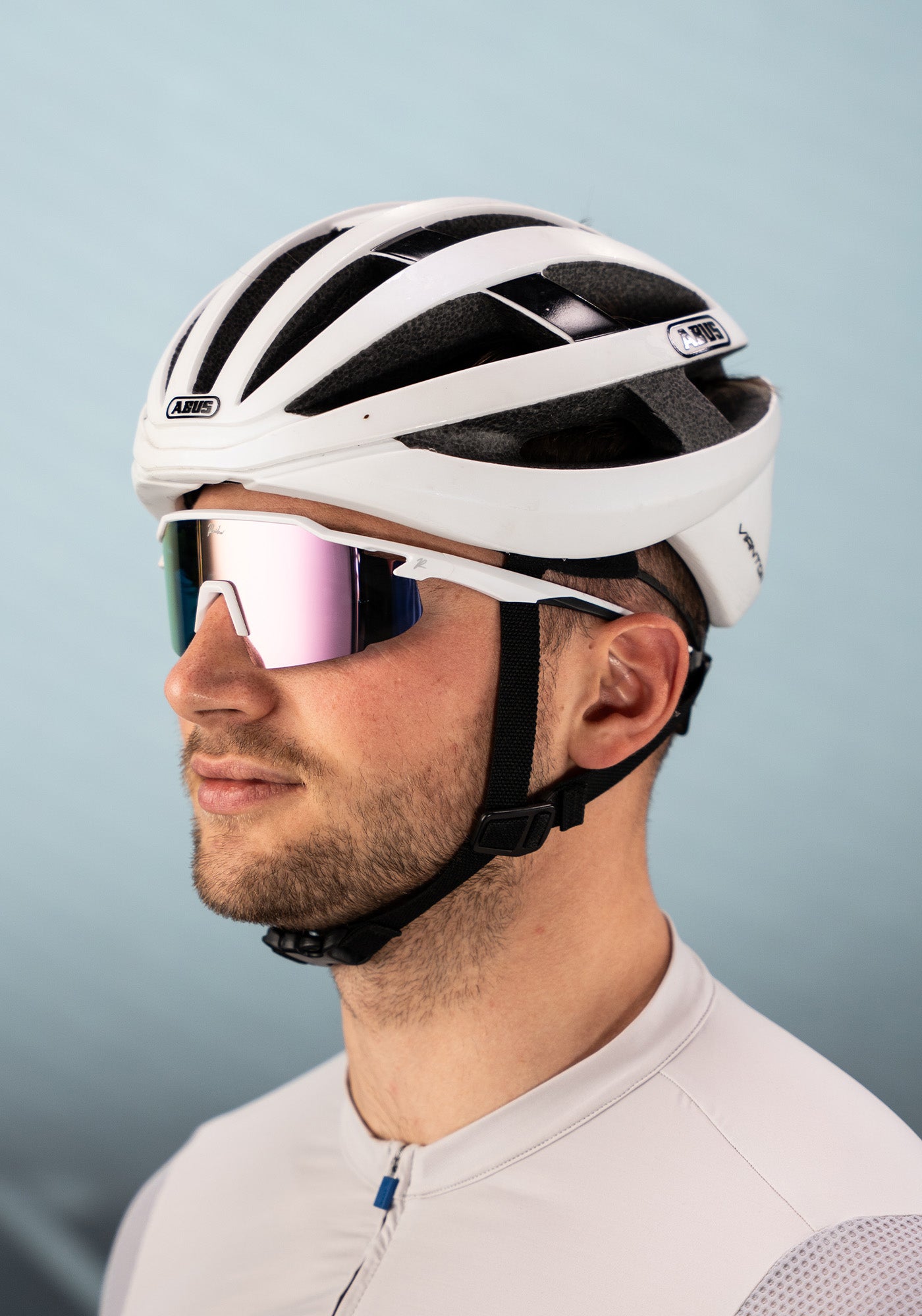 rennrad brille damen schmal Schnelle Brille RAIDEN "White/ Berry Pink" – Raiden Vision