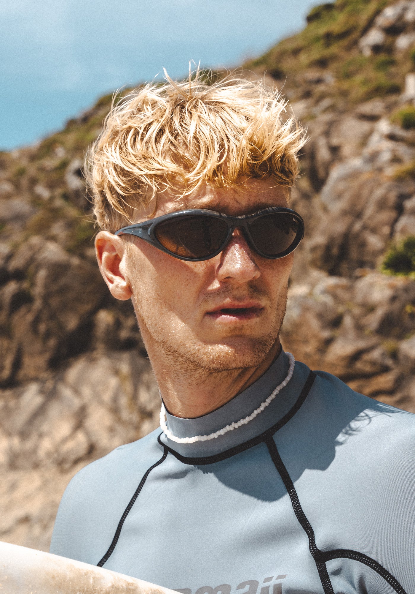 Sportbrille RAIDEN "R196" Dark Gray Amber