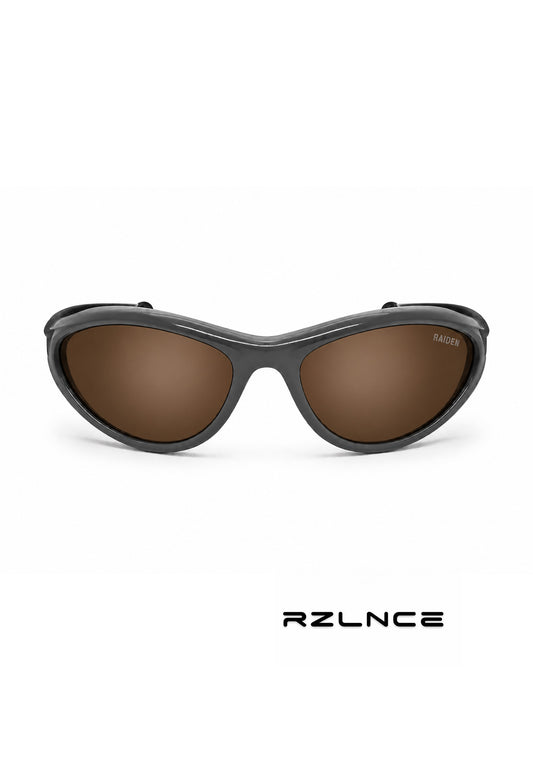 Sportbrille RAIDEN "R196" Dark Gray Amber