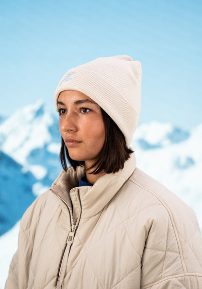 Sustainable Beanie "The R" Sand