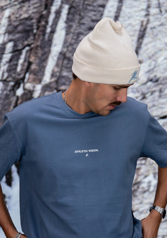 Oversized Tee Athletic Vision - Vintage Blue