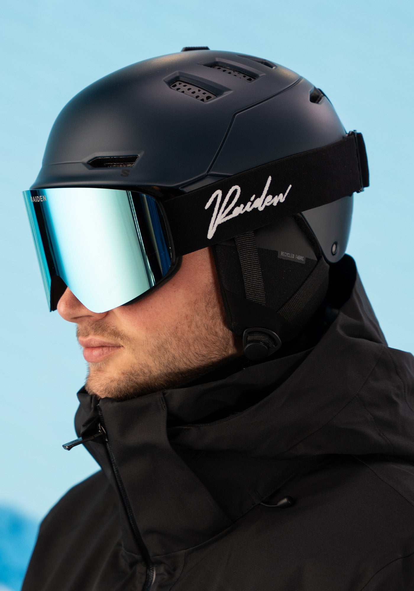 Skibrille RAIDEN "Cylindrical" mit Wechselglas - Ice Blue