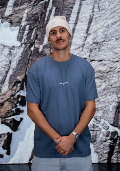 Oversized Tee Athletic Vision - Vintage Blue