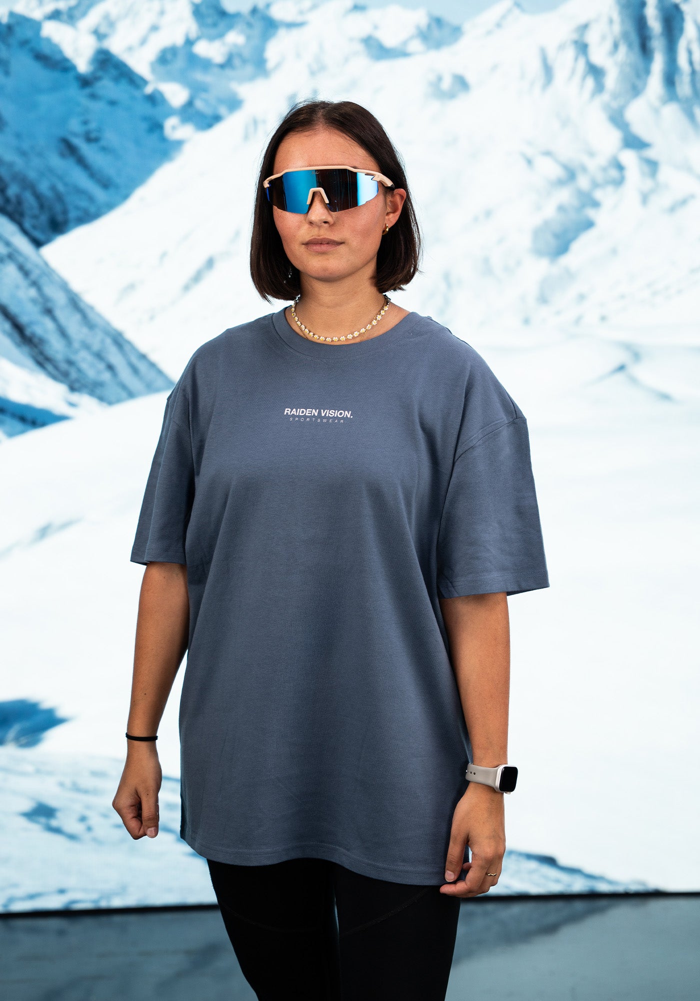 RAIDEN T-Shirt "THIS AND I'M OKAY" WINTERSPORT (OVERSIZED FIT)