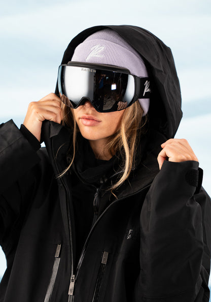 Skibrille RAIDEN "Toric" mit Wechselglas - Silver Mirror