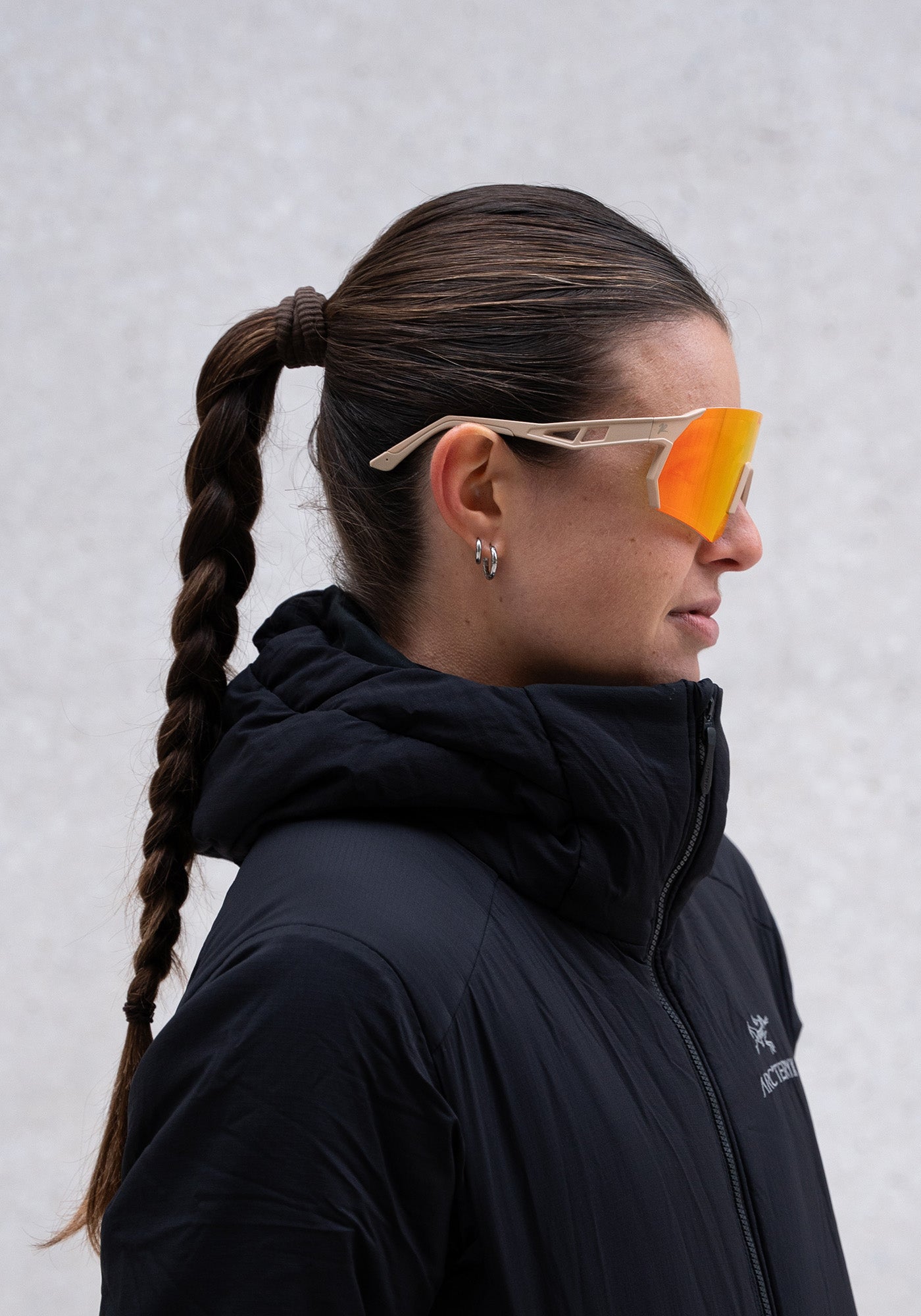 Sportbrille RAIDEN "R47" Sand/ Light Orange