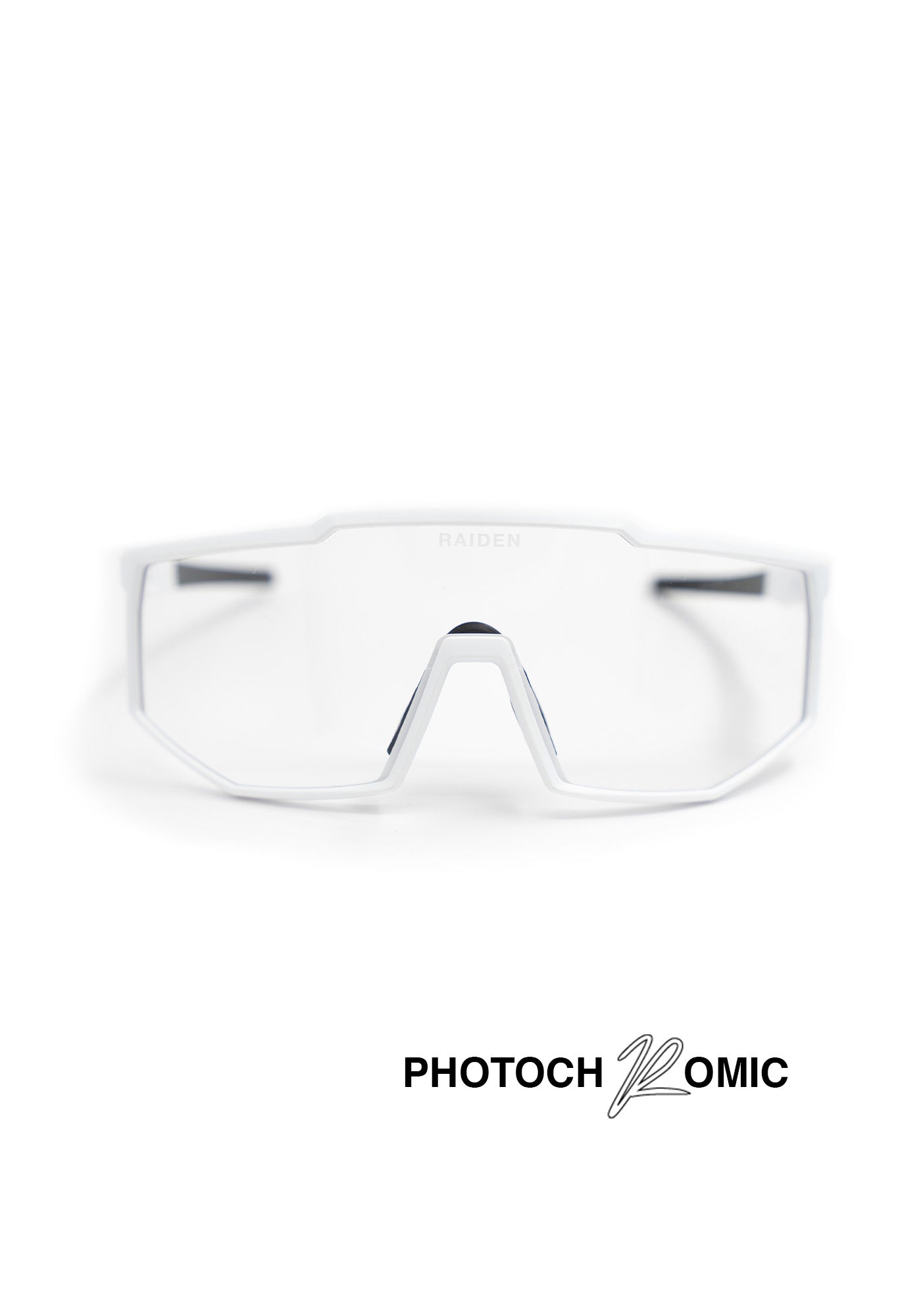 Sportbrille RAIDEN "R8" Photochromic "White / Switching Pink"