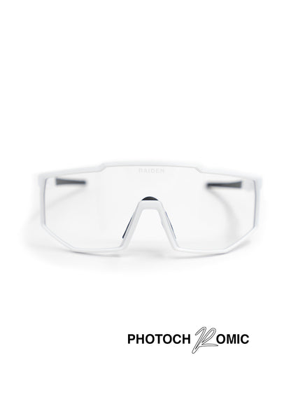 Sportbrille RAIDEN "R8" Photochromic "White / Switching Pink"