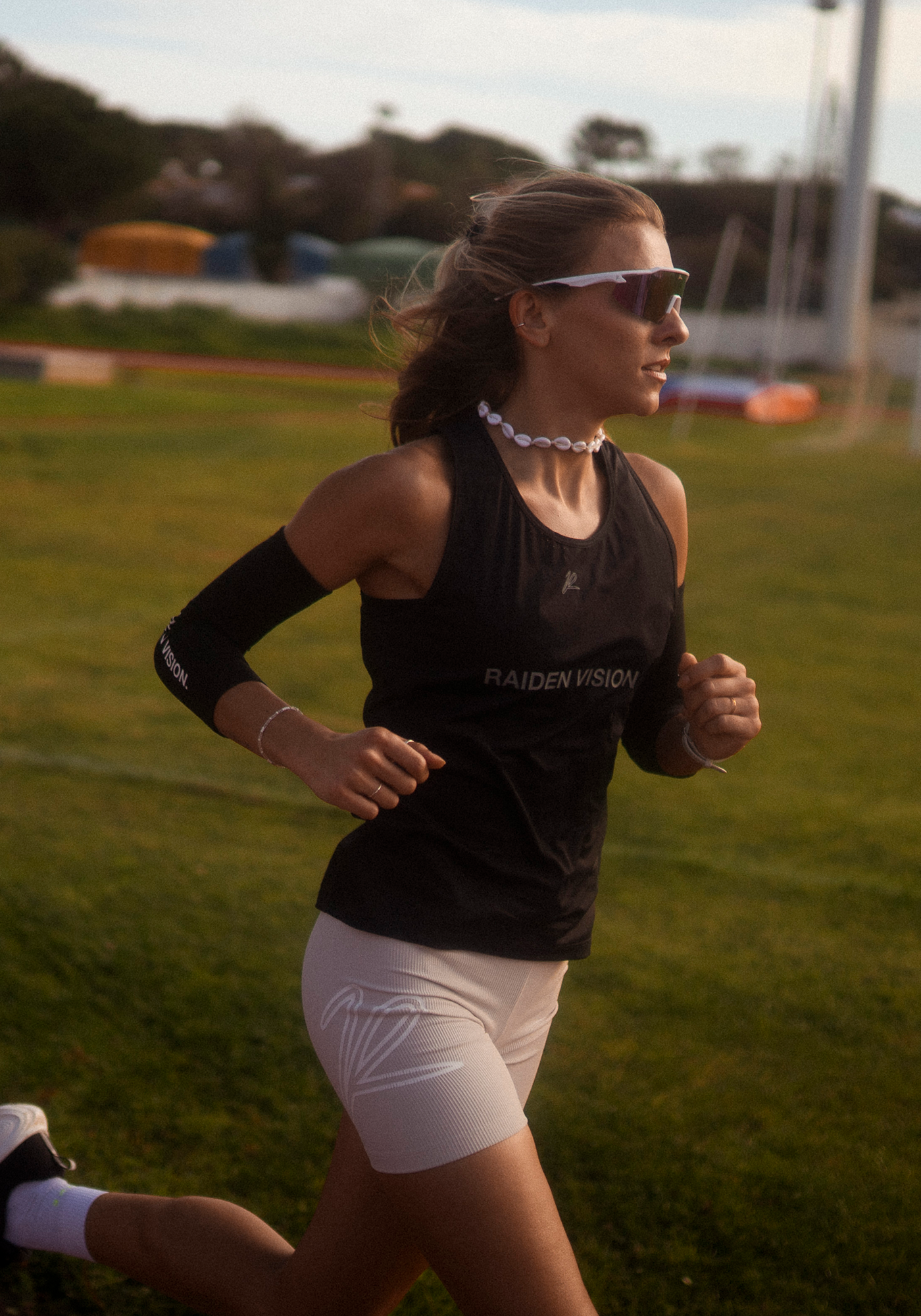 RAIDEN Running Singlet Coffee DNA Women [Maximale Performance]