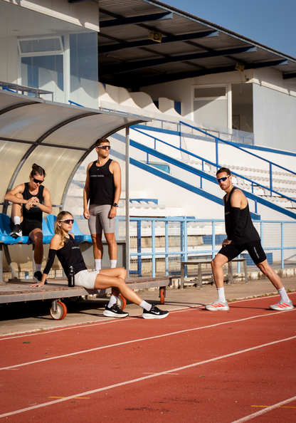 RAIDEN Running Singlet Coffee DNA Men [atmungsaktives Material]