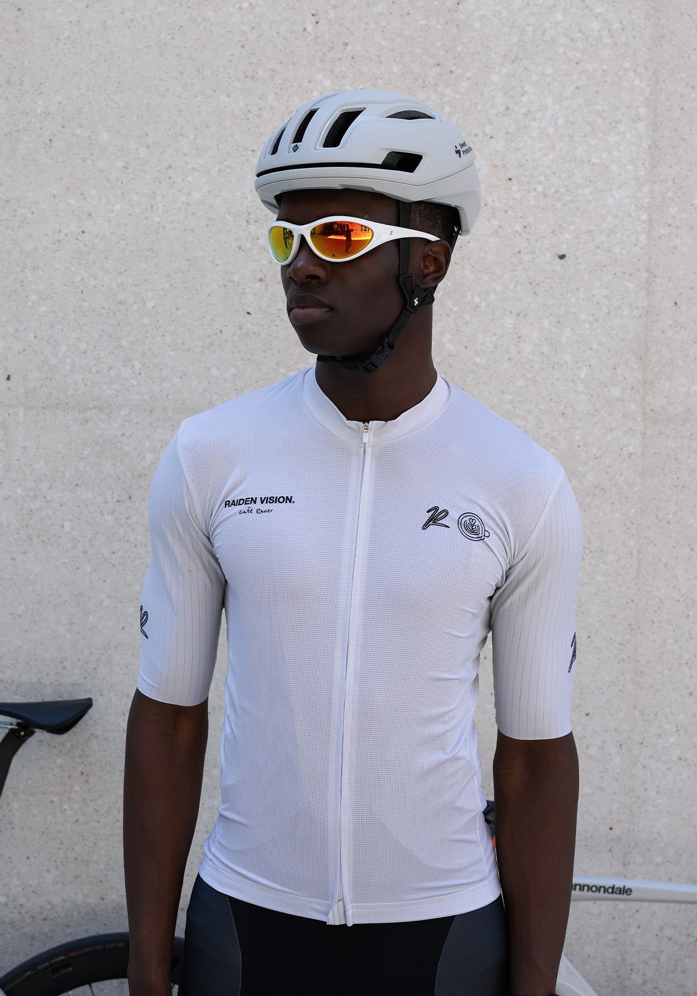 Sportbrille RAIDEN "R196" White Orange