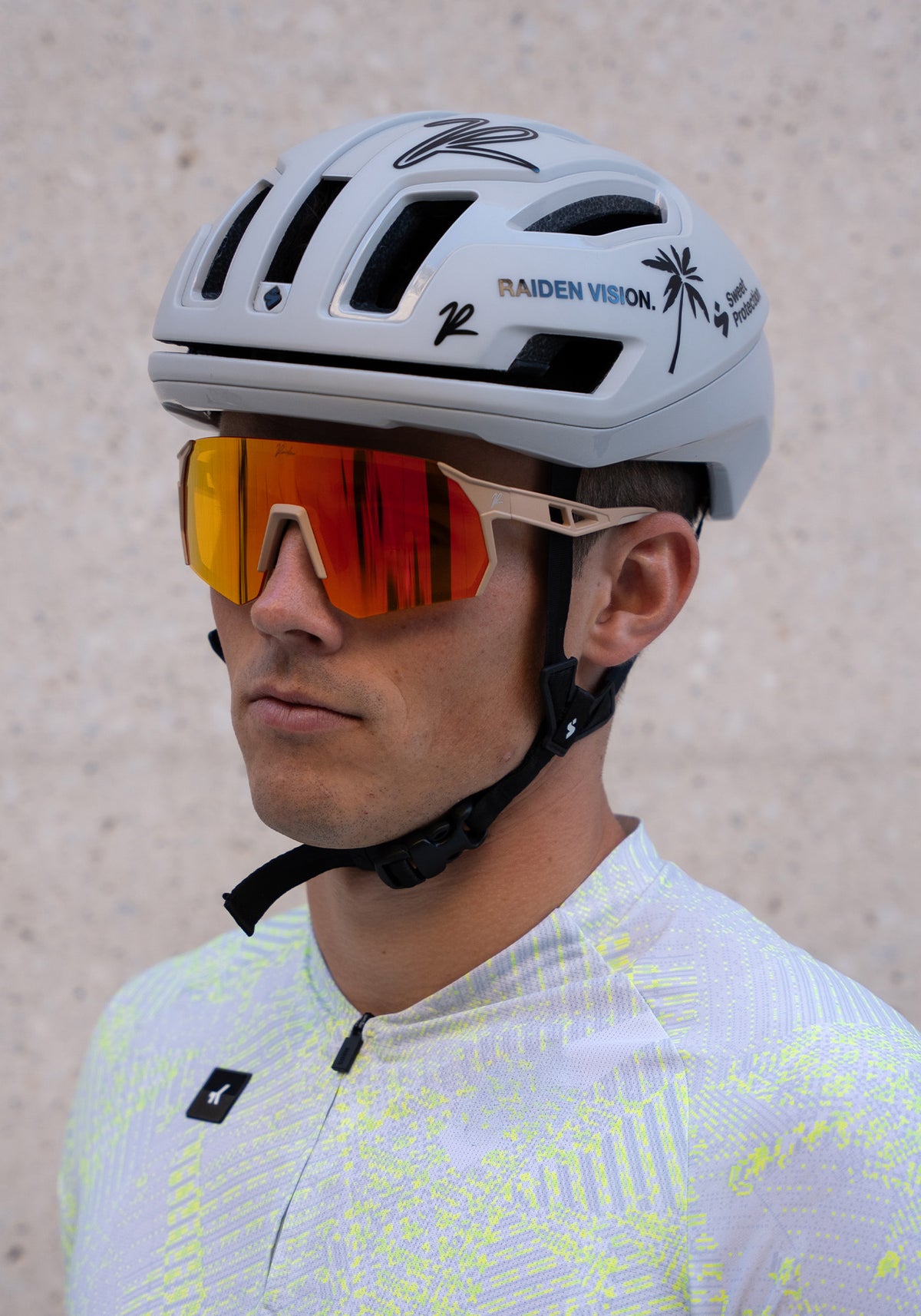 Sportbrille RAIDEN "R47" Sand/ Light Orange