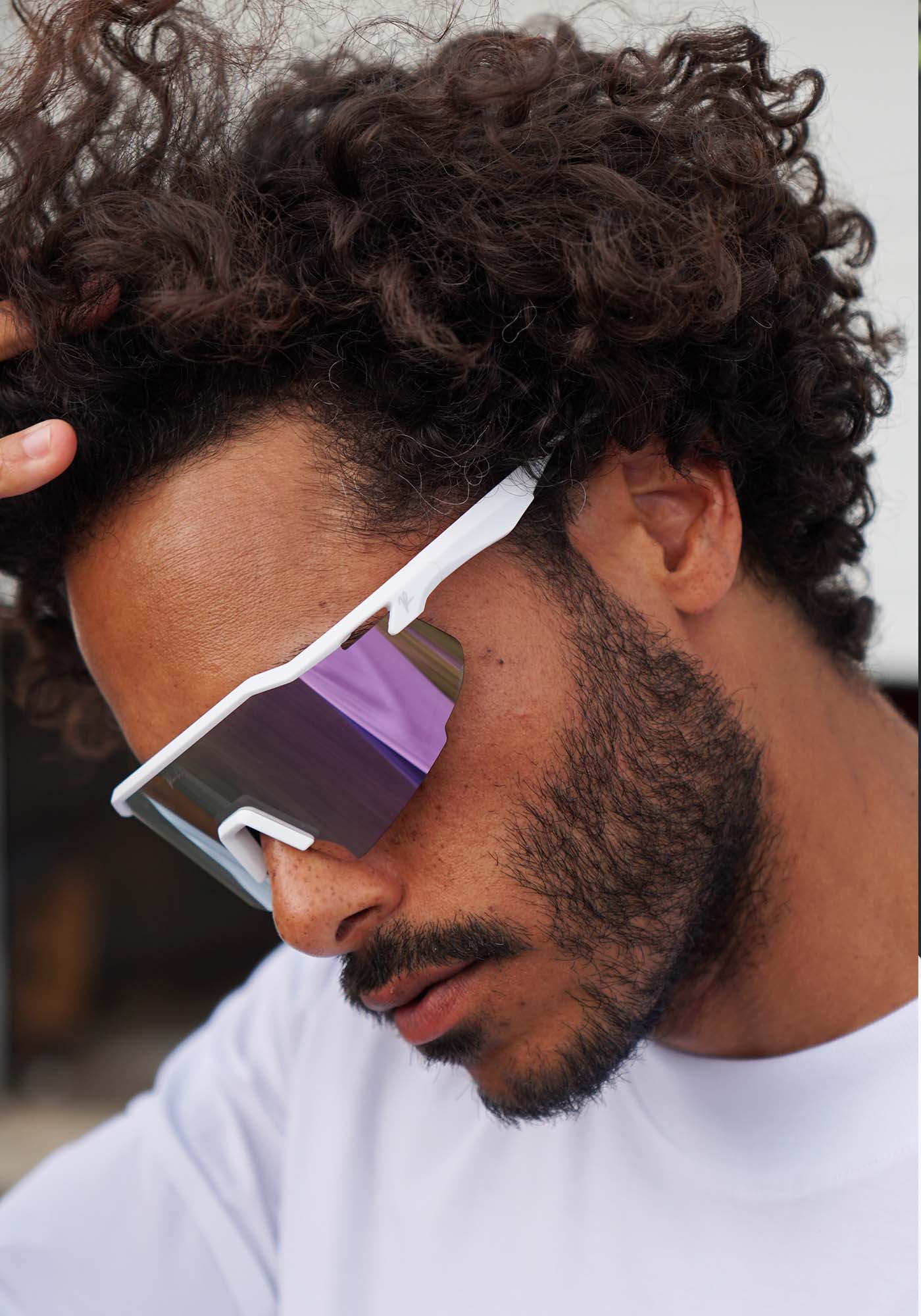 Schnelle Brille White Pink 10